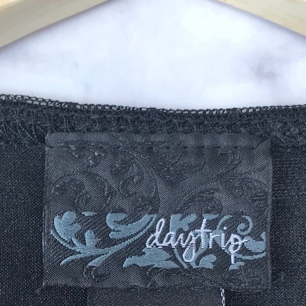 Daytrip Black Lace Ruffle Top Medium - Picture 6 of 8